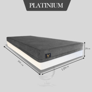 تشک طبی پلاتینیوم یک‌ونیم‌نفره 120×200 سلن