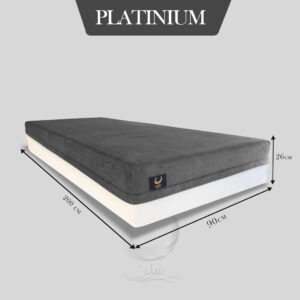 تشک طبی پلاتینیوم یک‌نفره 90×200 سلن